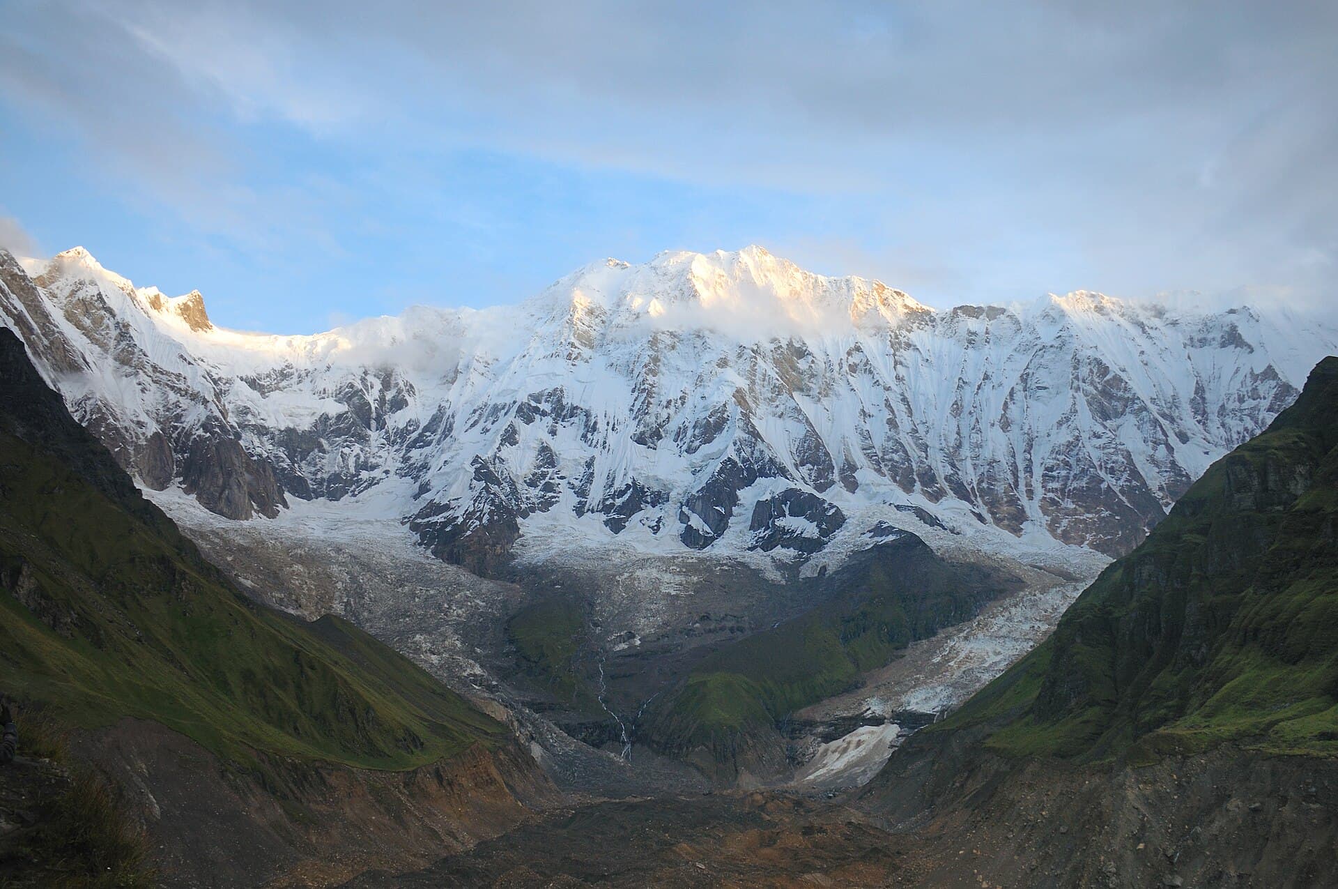 The Annapurna Base Camp trail in the Nepal Himalaya